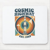 Comic Highway – Fun Pop Art for Comic Fans Mousepad (Vorne)