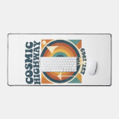 Comic Highway – Fun Pop Art for Comic Fans Schreibtischunterlage (Tastatur & Maus)