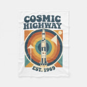 Comic Highway – Fun Pop Art für Comic-Fans Fleecedecke (Vorderseite)