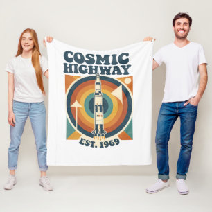 Comic Highway – Fun Pop Art für Comic-Fans Fleecedecke