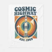 Comic Highway – Fun Pop Art für Comic-Fans Fleecedecke (Vorderseite)