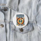 Comic Highway – Lustige Pop Art für Comic-Fans Button (Beispiel)
