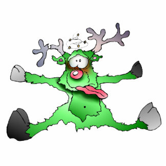 Comic Hirsch Magnet Fotoskulptur Magnet