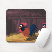 Comic-Huhn-Hühnerstall Mousepad (Mit Mouse)