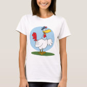 Comic-Huhn T-Shirt (Vorderseite)