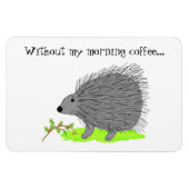 Comic-Igel mit süßer Aufschrift Magnet (Horizontal)