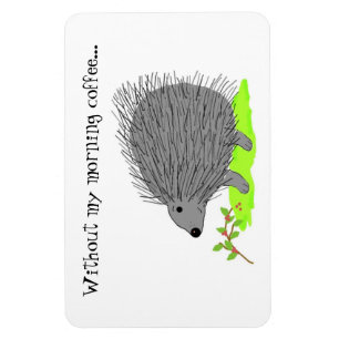 Comic-Igel mit süßer Aufschrift Magnet