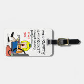 Comic| Ihre Sicherheits-Gepäckmarke Gepäckanhänger (Vorderseite horizontal)