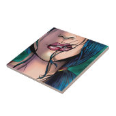 Comic Illustration eines Sexy Girl namens Miki Fliese (Seite)