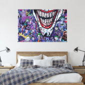 Comic Joker Premium Wrapped Canvas (Glanz) Leinwanddruck (Insitu (Schlafzimmer))