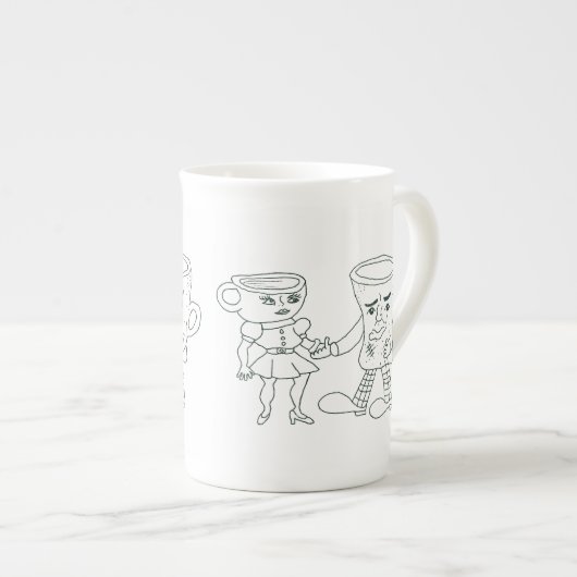 Comic Jubiläum Tasse (Vorderseite Rechts)