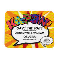 Comic KA-POW Moderner Spaß Save the Date