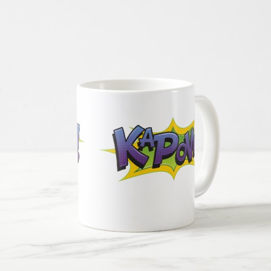 Comic KaPow! Kaffeetasse (VorderseiteRechts)