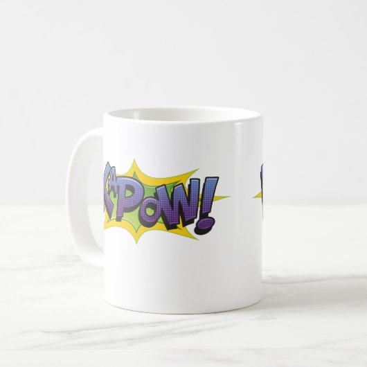 Comic KaPow! Kaffeetasse (Vorderseite Links)