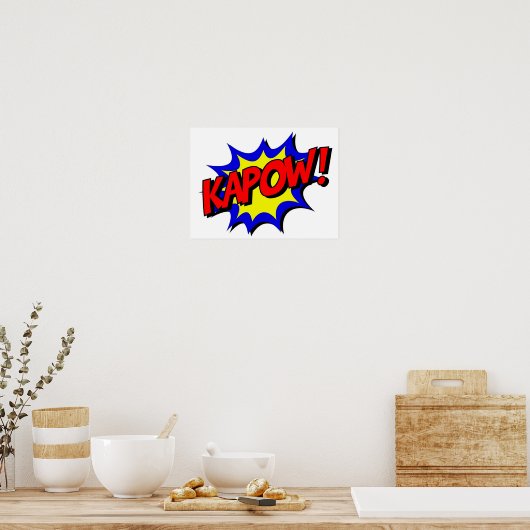 Comic Kapow Poster (Küche)