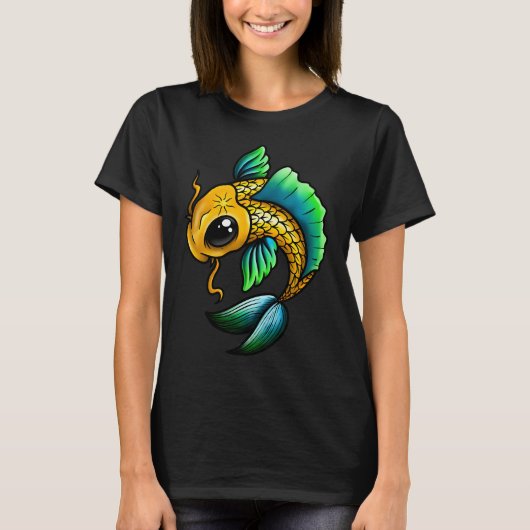 Comic-Karpfen T-Shirt (Vorderseite)