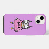 Comic-Kätzchen iPhone Hülle (Rückseite (Horizontal))