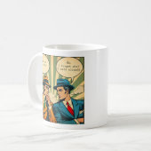 Comic Koffein Kaffeetasse (Vorderseite Links)