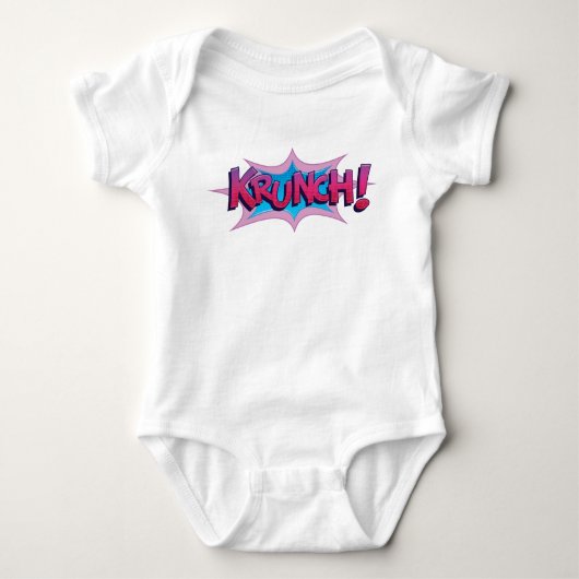 Comic Krunch! Baby Strampler (Vorderseite)