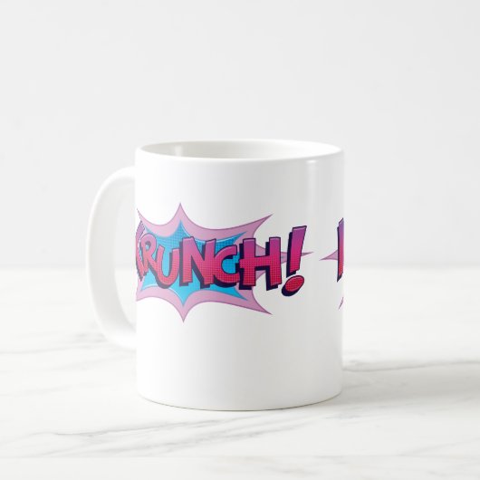 Comic Krunch! Kaffeetasse (Vorderseite Links)