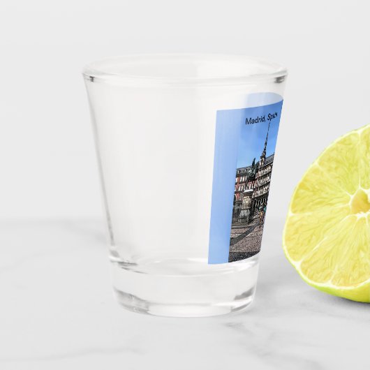 Comic Kunst, Dichtung und Musik Schnapsglas (Links)