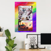 Comic-Kurzgeschichte Fantasy Welt Veränderung Kuns Poster (Heimbüro)