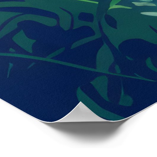 Comic Landscape Vector Poster - farbenfroh und spi (Ecke)