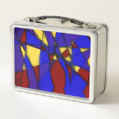 Comic Liebe Metall Brotdose (Rückseite)