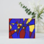 Comic Liebe Postkarte (Stehend Vorderseite)