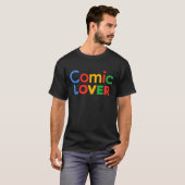 Comic-Liebhaber Bold Design T-Shirt (Vorne ganz)