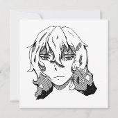 Comic lineart feiertagskarte (Vorderseite)