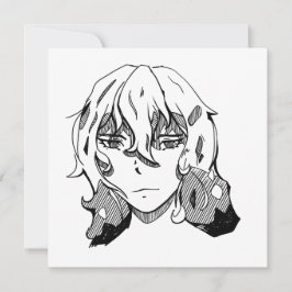 Comic lineart feiertagskarte