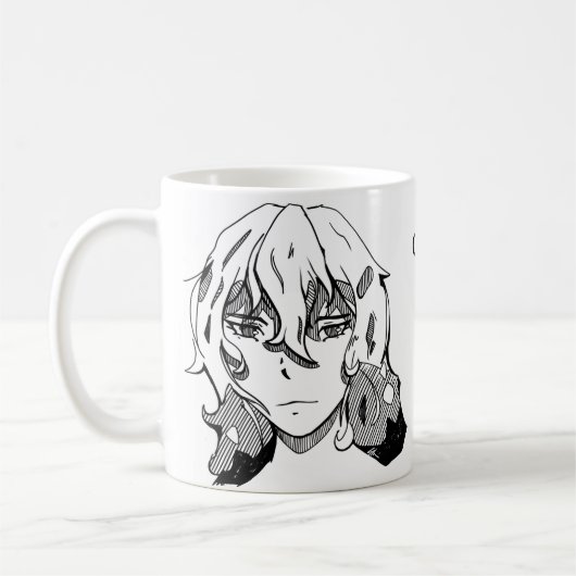 Comic lineart magna  kaffeetasse (Links)
