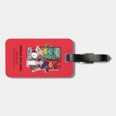 Comic Marinette & Adrien Gepäckanhänger (Rückseite horizontal)