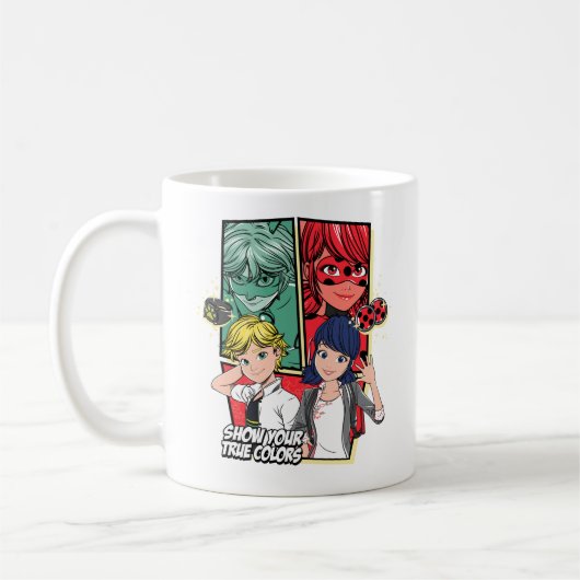 Comic Marinette & Adrien Kaffeetasse (Links)