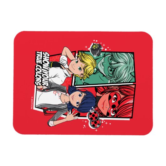 Comic Marinette & Adrien Magnet (Horizontal)