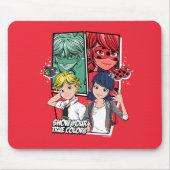 Comic Marinette & Adrien Mousepad (Vorne)
