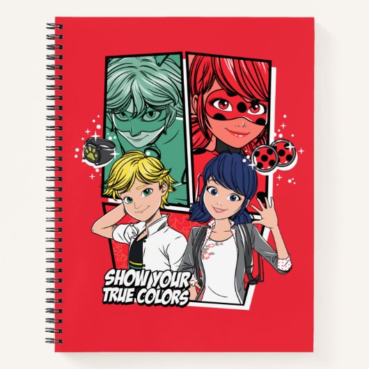 Comic Marinette & Adrien Notizblock (Vorderseite)