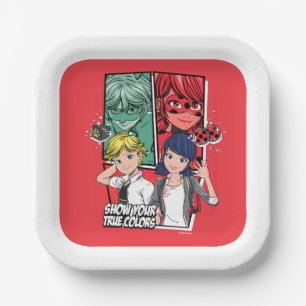Comic Marinette & Adrien Pappteller