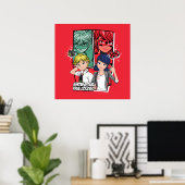 Comic Marinette & Adrien Poster (Heimbüro)
