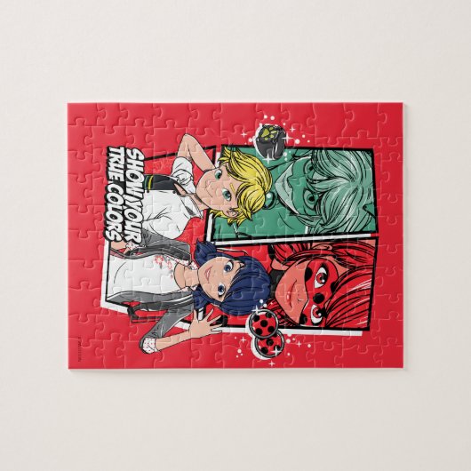 Comic Marinette & Adrien Puzzle (Horizontal)