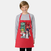 Comic Marinette & Adrien Schürze (Getragen)