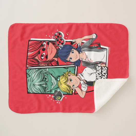 Comic Marinette & Adrien Sherpadecke (Vorderseite (Horizontal))