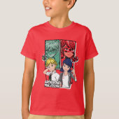 Comic Marinette & Adrien T-Shirt (Vorderseite)
