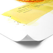 Comic mit Käsesorten Poster (Ecke)