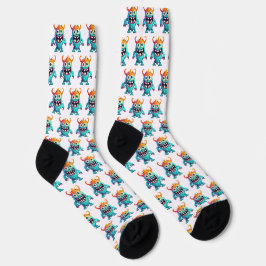 Comic-Monster Socken