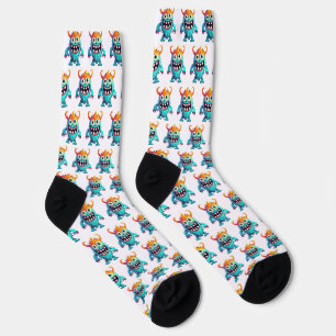 Comic-Monster Socken
