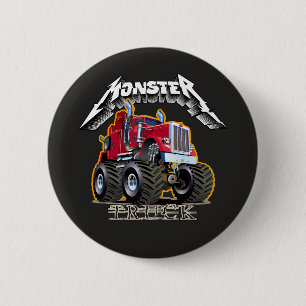 Comic-Monstertruck Button