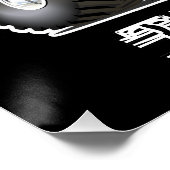 Comic-Monstertruck Poster (Ecke)