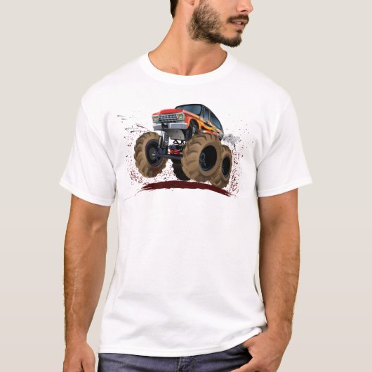 Comic-Monstertruck T-Shirt (Vorderseite)